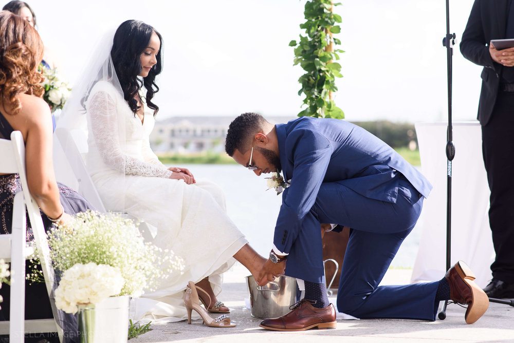 Feet Washing Wedding Ceremony