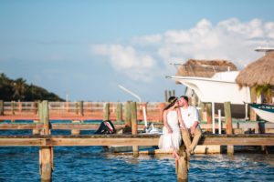couple on dock